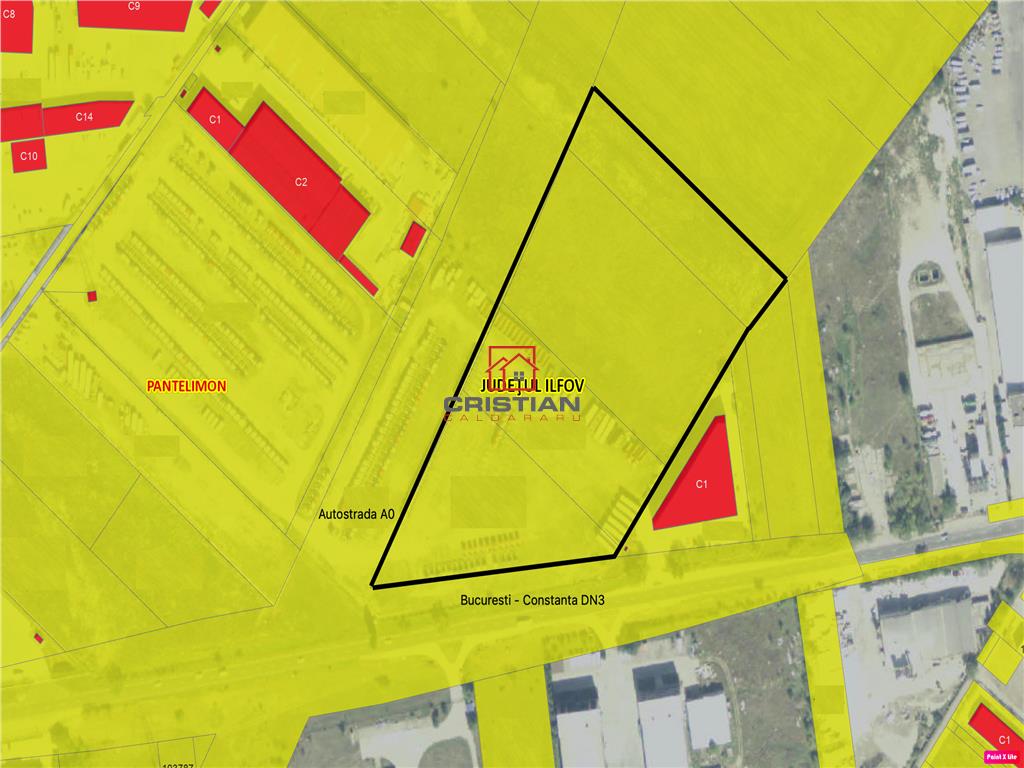 Vanzare teren Pantelimon - A0 - DN3, Ilfov - foto 2