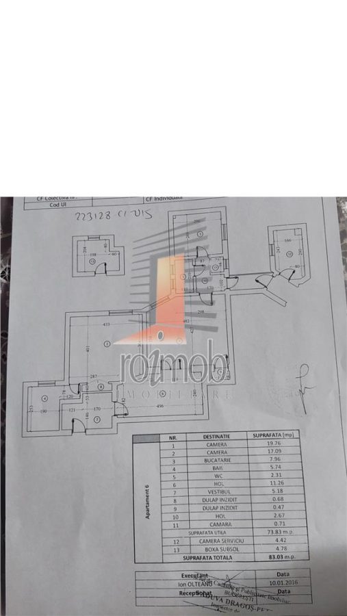 Apartament 2 camere, etajul 3/4, imobil cu lift, Kogalniceanu - foto 15