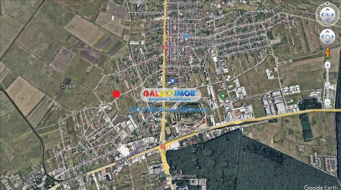 Otopeni 969 Mp - Lot 694 Mp+275 Mp(cota de drum si gradina) str. 1 Mai - 