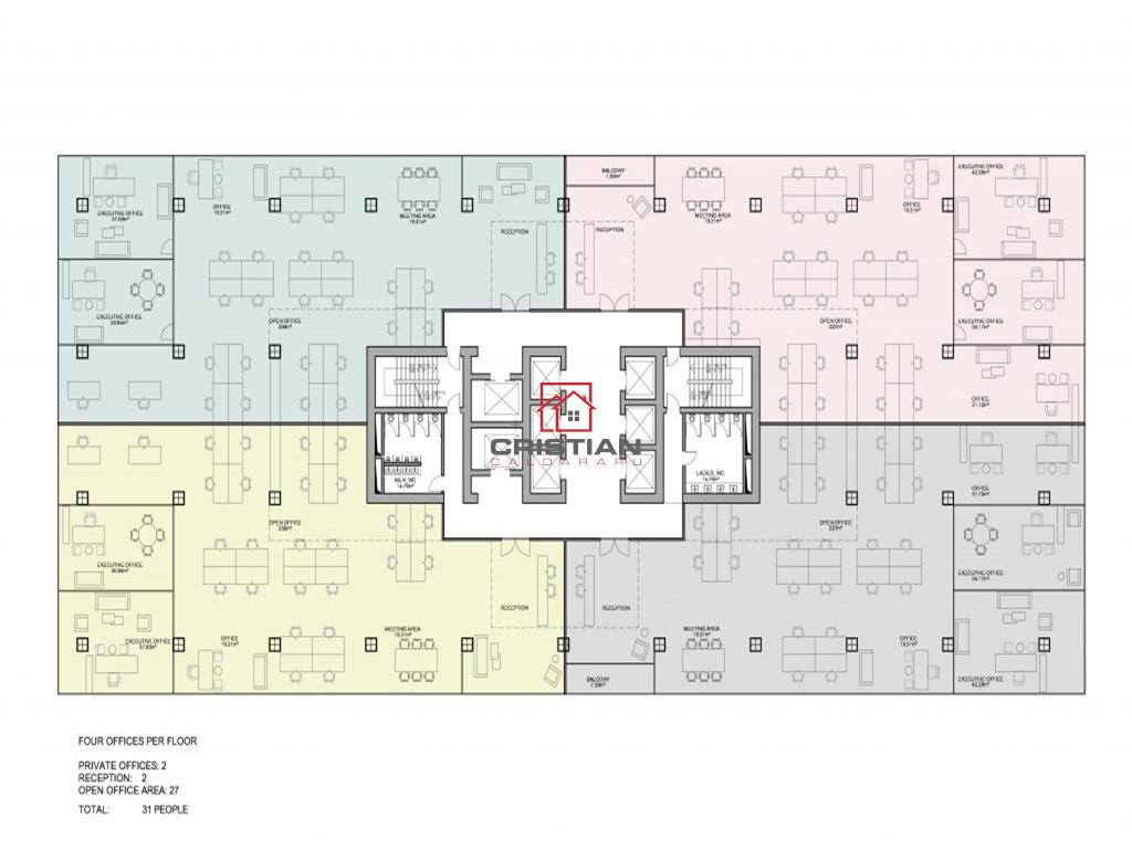 Inchiriere birouri Pipera - Aviatiei, Bucuresti - foto 8