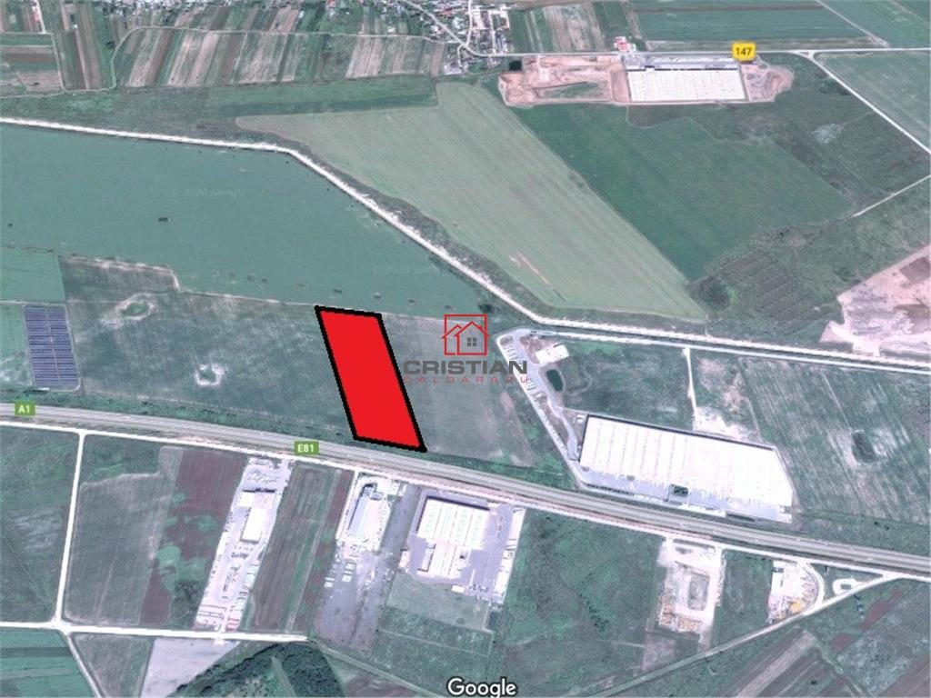 Vanzare teren Bolintin Deal - A1 - KM24, Giurgiu - 