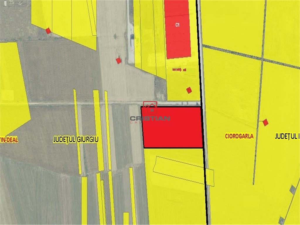 Vanzare teren Bolintin Deal - A1 - KM22, Giurgiu - 