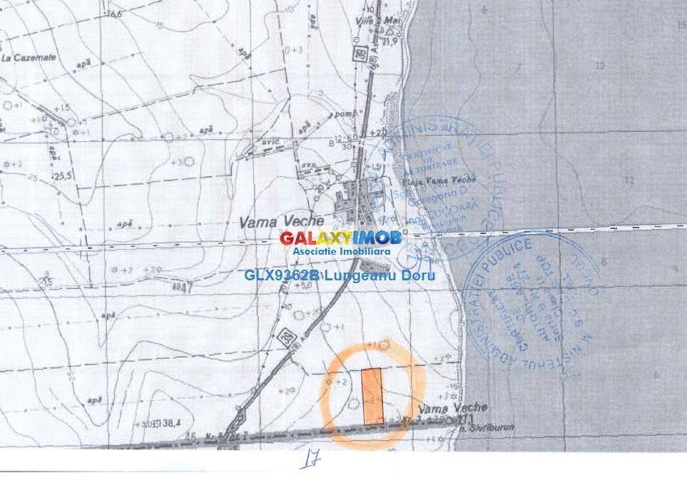 Teren intravilan 47.400 mp, Vama Veche, 200 m de Marea Neagra - foto 9