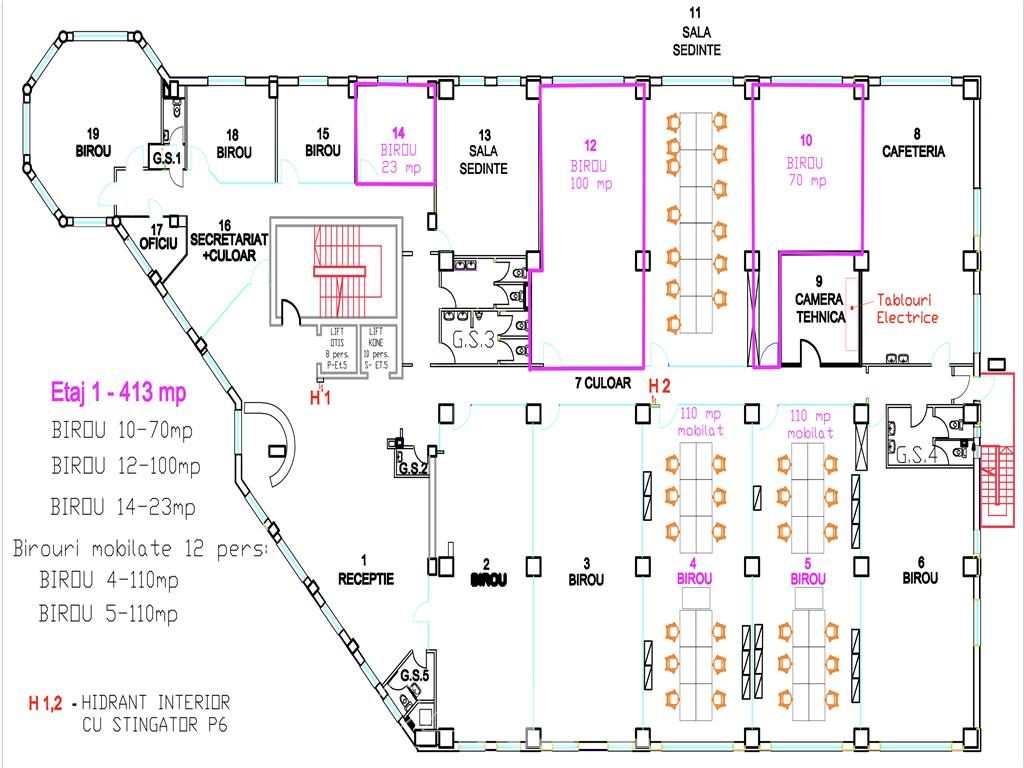Spatii de birouri in cladire unica - de la 100 mp - foto 17