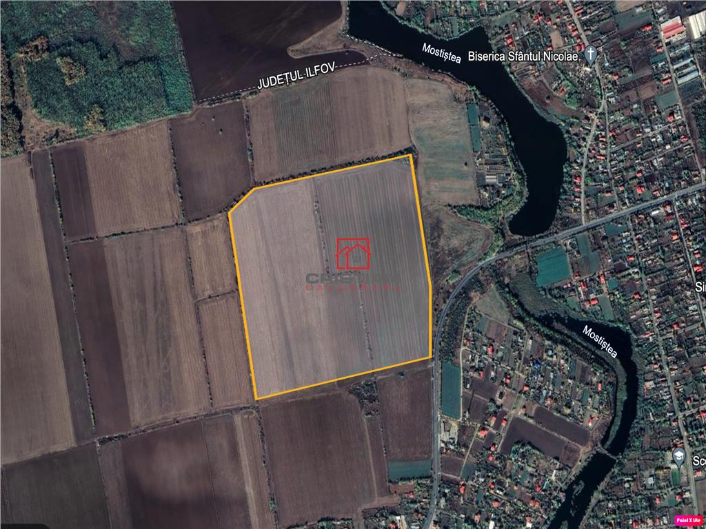 Vanzare teren intravilan Afumati - Sinesti - DN2, ILFOV - 