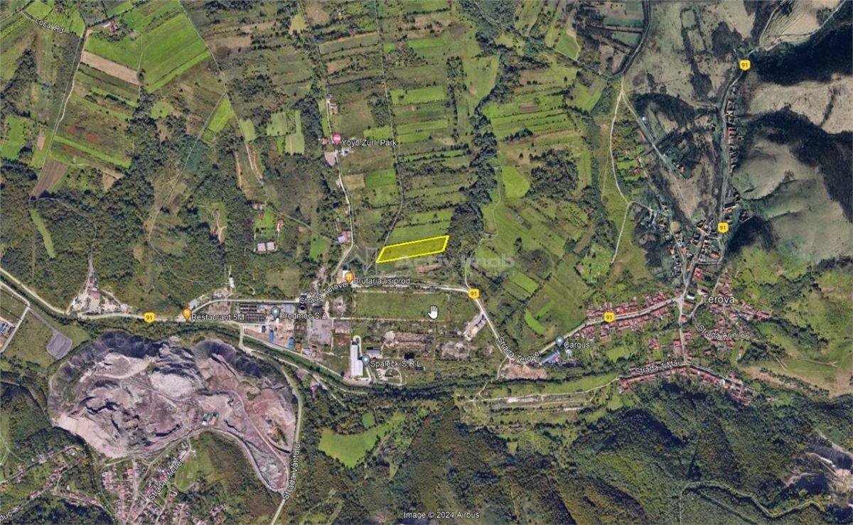 Resita, Teren Drept Intravilan, 11510 Mp., 4 Euro/Mp., Valea Terovei - foto 5