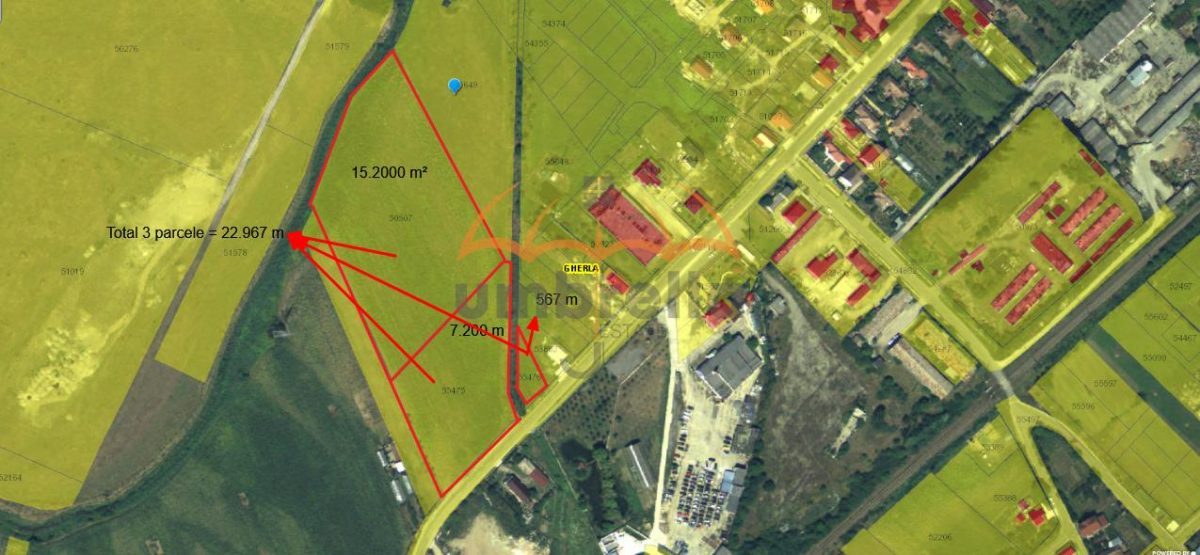 De vanzare in Gherla, Strad Hasdatii, 22.967mÂ²/120â‚¬ mÂ² - foto 2