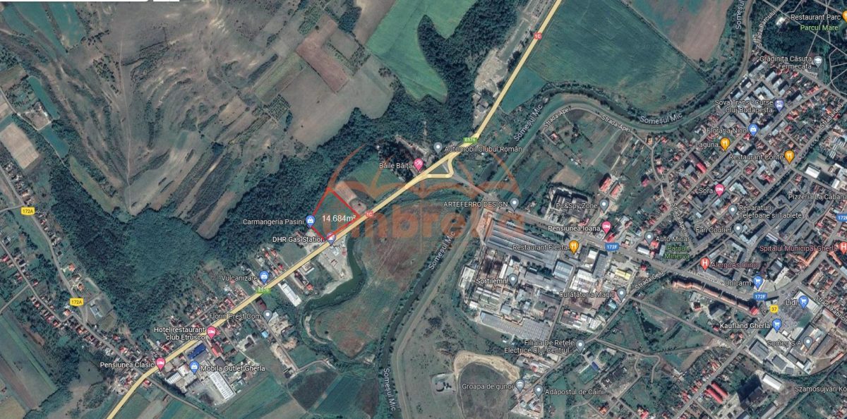 Teren de vanzare  in Gherla, Strada Clujului, parcele de 700mÂ²/120â‚¬ mÂ² - foto 3