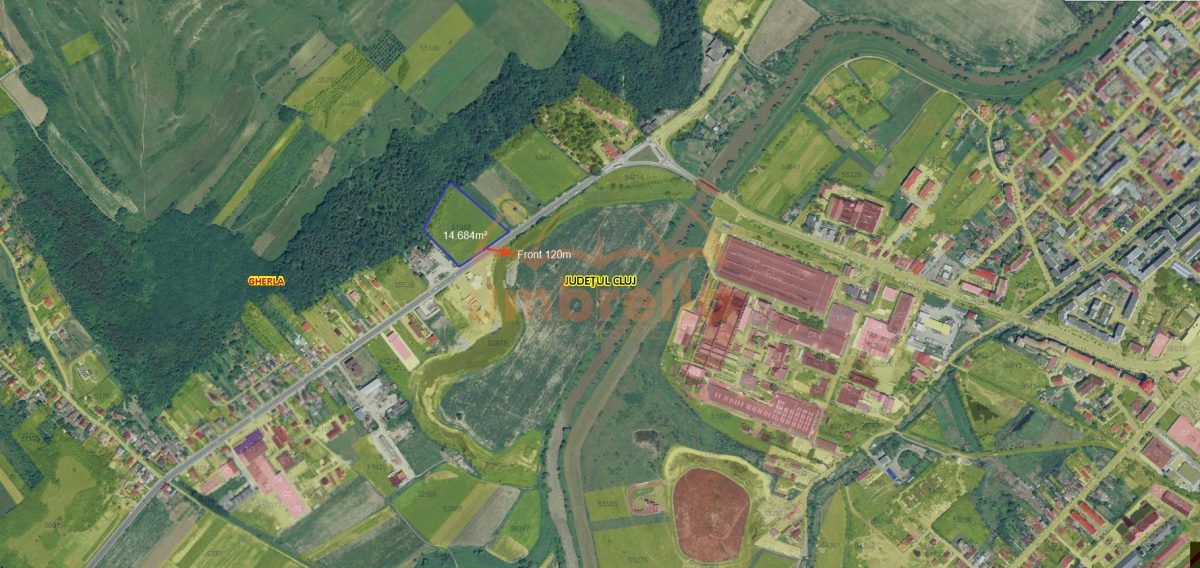 Teren de vanzare  in Gherla, Strada Clujului, parcele de 700mÂ²/120â‚¬ mÂ² - foto 4