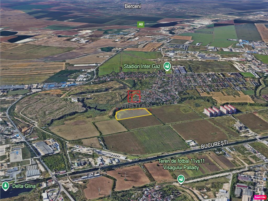 Vanzare teren Splaiul Unirii - Popesti Leordeni, ILFOV - 