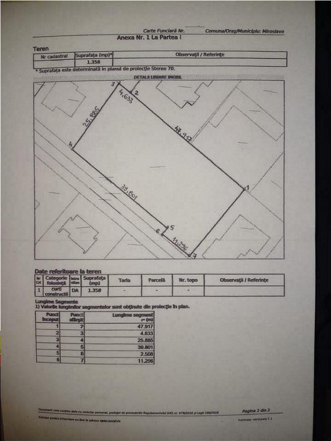 Teren intravilan Valea Adanca cu autorizatie constructie - 