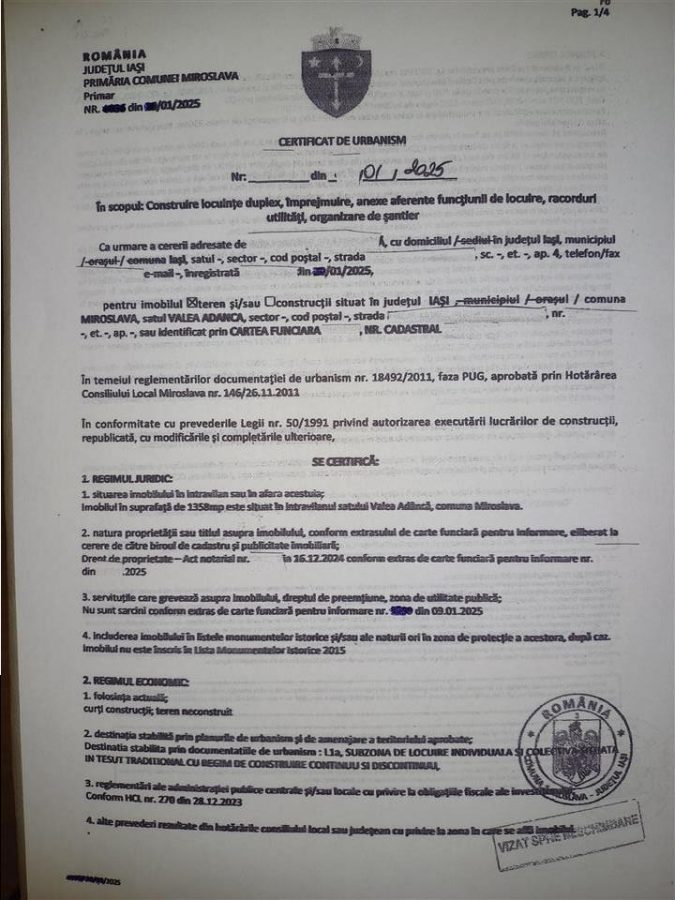 Teren intravilan Valea Adanca cu autorizatie constructie - foto 7