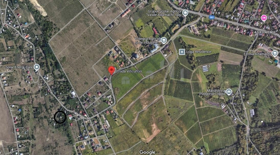 Viticultori Copou teren 4000mp (6loturi)cu Puz realizat - Iasi