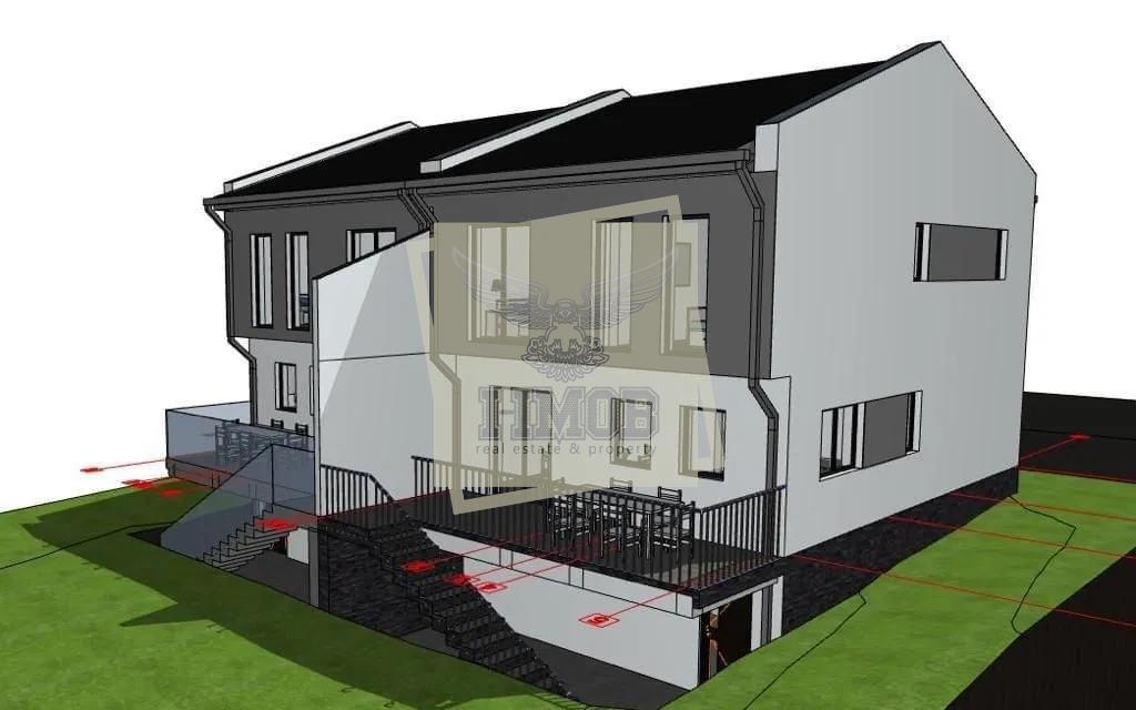 Casa cu 4 camere 2 bai si 300 mp teren in zona Calea Cisnadiei - foto 15